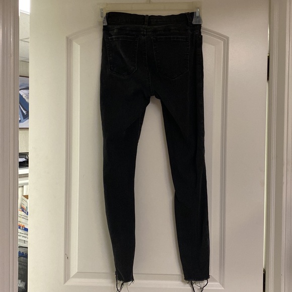 Pacsun, Size:23 and 24, Black, Skinny Cropped Ripped Jeans - Picture 2 of 5